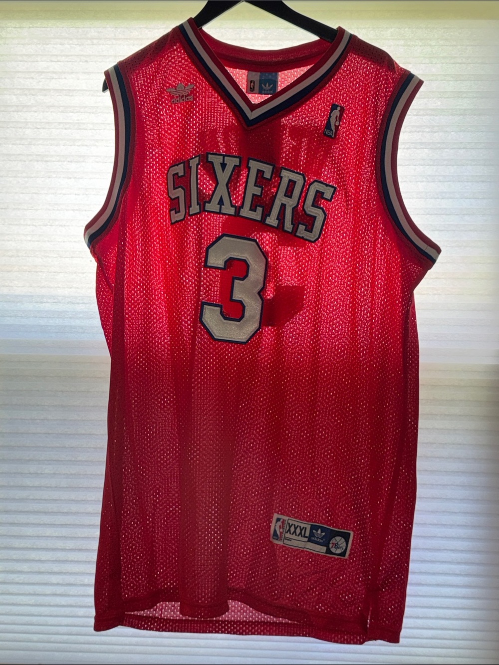 adidas SIXERS | Philadelphia Sixers #3 Mesh Basketball Jersey | XXXL ❤️ NWT